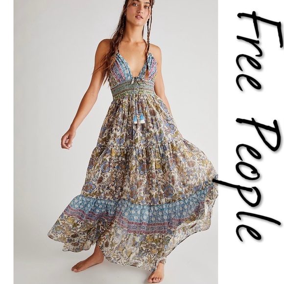Free People Real Love Maxi Dress NWT L